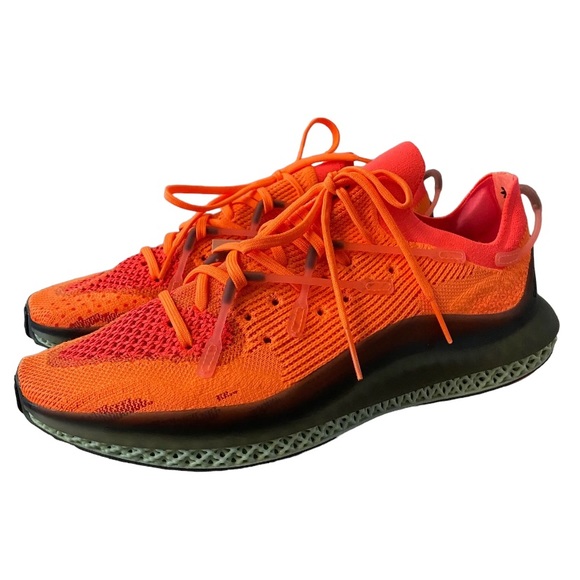 Adidas 4D Fusio Prime Knit Running Shoes Screaming Orange FY5929 Men Size 12 NEW main image 12
